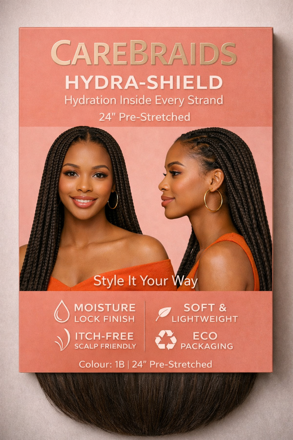 Hydra-Shield Butterfly Locs (24")